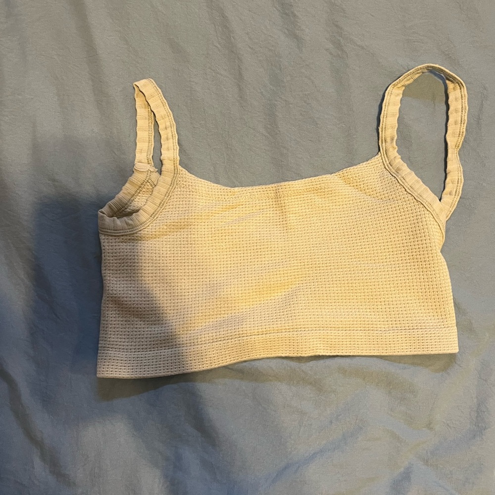 Urban green cropped top/bra